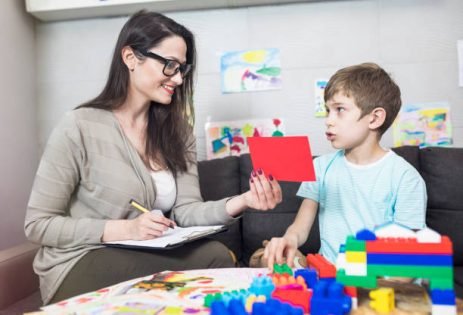 School counselor and pupil